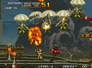 Image result for metal slug 1 neo geo